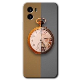 Vivo Y15S Clocks Artwork Baskılı Uyumlu Silikon Kılıf