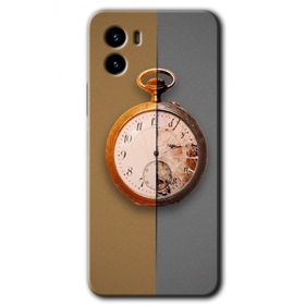 Vivo Y15S Clocks Artwork Baskılı Uyumlu Silikon Kılıf