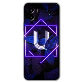 Vivo Y15S Dark Neon Yaprak Ü Harfi Baskılı Uyumlu Silikon Kılıf