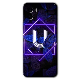 Vivo Y15S Dark Neon Yaprak Ü Harfi Baskılı Uyumlu Silikon Kılıf