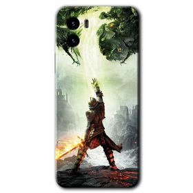 Vivo Y15S Dragon Hunter Baskılı Uyumlu Silikon Kılıf