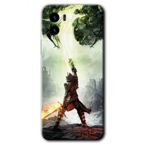 Vivo Y15S Dragon Hunter Baskılı Uyumlu Silikon Kılıf