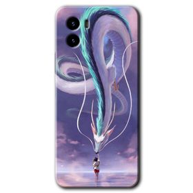 Vivo Y15S Dragon Snake Baskılı Uyumlu Silikon Kılıf