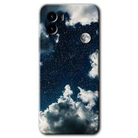 Vivo Y15S Gece Gökyüzü Baskılı Uyumlu Silikon Kılıf