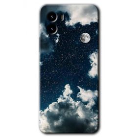 Vivo Y15S Gece Gökyüzü Baskılı Uyumlu Silikon Kılıf