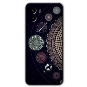 Vivo Y15S Gezegen Döngüsü Baskılı Uyumlu Silikon Kılıf
