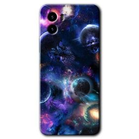 Vivo Y15S Gezegen Karışımı Baskılı Uyumlu Silikon Kılıf