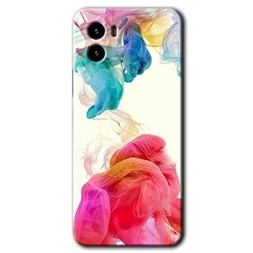 Vivo Y15S Gökkuşağı Color Baskılı Uyumlu Silikon Kılıf