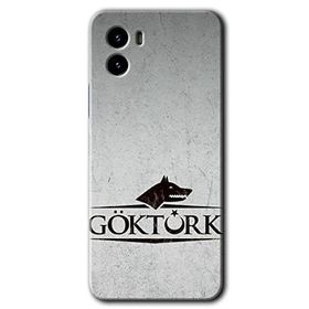 Vivo Y15S Göktürk Baskılı Uyumlu Silikon Kılıf
