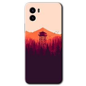Vivo Y15S Gözlem Kulesi Baskılı Uyumlu Silikon Kılıf
