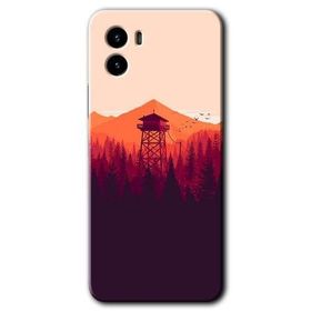 Vivo Y15S Gözlem Kulesi Baskılı Uyumlu Silikon Kılıf