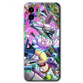 Vivo Y15S Graffiti Çizgi Film Baskılı Uyumlu Silikon Kılıf