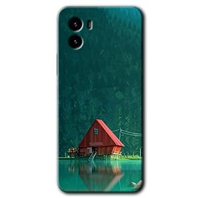 Vivo Y15S House In Woods Baskılı Uyumlu Silikon Kılıf