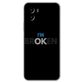 Vivo Y15S Im Broken Baskılı Uyumlu Silikon Kılıf