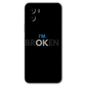 Vivo Y15S Im Broken Baskılı Uyumlu Silikon Kılıf