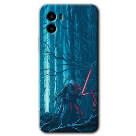 Vivo Y15S Jedi Baskılı Uyumlu Silikon Kılıf