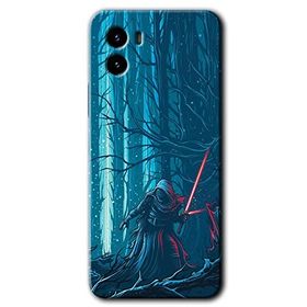 Vivo Y15S Jedi Baskılı Uyumlu Silikon Kılıf