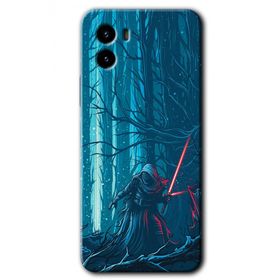 Vivo Y15S Jedi Baskılı Uyumlu Silikon Kılıf