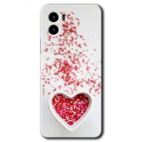 Vivo Y15S Kalpli Şekerleme Baskılı Uyumlu Silikon Kılıf