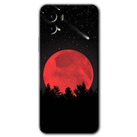 Vivo Y15S Kanlı Ay Baskılı Uyumlu Silikon Kılıf