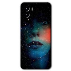 Vivo Y15S Karanlık Kadın Baskılı Uyumlu Silikon Kılıf