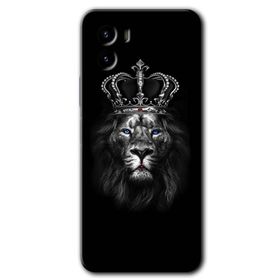 Vivo Y15S King Lion Baskılı Uyumlu Silikon Kılıf