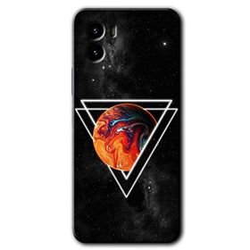Vivo Y15S Kızıl Gezegen Baskılı Uyumlu Silikon Kılıf
