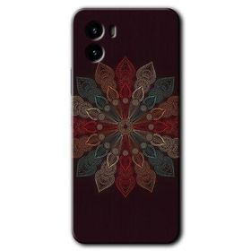 Vivo Y15S Mandala Flower Wal Baskılı Uyumlu Silikon Kılıf