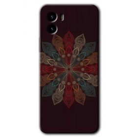 Vivo Y15S Mandala Flower Wal Baskılı Uyumlu Silikon Kılıf