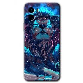 Vivo Y15S Neon Aslan Baskılı Uyumlu Silikon Kılıf