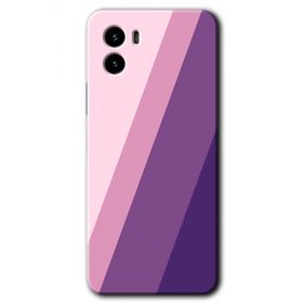 Vivo Y15S Oblique Baskılı Uyumlu Silikon Kılıf