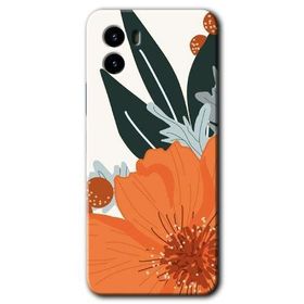 Vivo Y15S Portakal Çiçeği Baskılı Uyumlu Silikon Kılıf