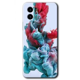 Vivo Y15S Renkli Karışım Baskılı Uyumlu Silikon Kılıf