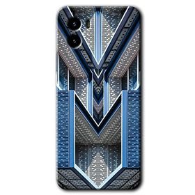 Vivo Y15S Retro Building Baskılı Uyumlu Silikon Kılıf