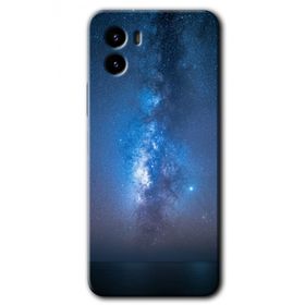 Vivo Y15S Samanyolu Baskılı Uyumlu Silikon Kılıf