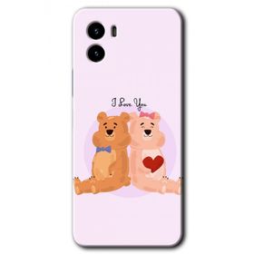 Vivo Y15S Sevgili Ayıcık Baskılı Uyumlu Silikon Kılıf