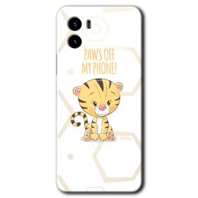 Vivo Y15S Sevimli Kedi 1 Baskılı Uyumlu Silikon Kılıf