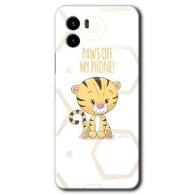 Vivo Y15S Sevimli Kedi 1 Baskılı Uyumlu Silikon Kılıf