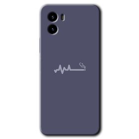Vivo Y15S Sigara Zararlıdır Baskılı Uyumlu Silikon Kılıf