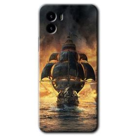 Vivo Y15S Siyah İnci Baskılı Uyumlu Silikon Kılıf