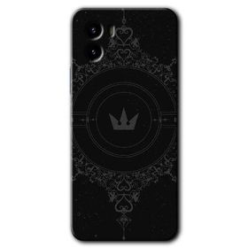 Vivo Y15S Siyah Mandala 1 Baskılı Uyumlu Silikon Kılıf
