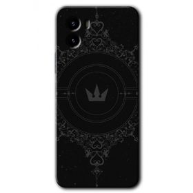 Vivo Y15S Siyah Mandala 1 Baskılı Uyumlu Silikon Kılıf