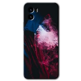 Vivo Y15S Smoke Man Baskılı Uyumlu Silikon Kılıf