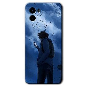 Vivo Y15S Sonbahar Yalnızlığı Baskılı Uyumlu Silikon Kılıf