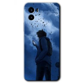 Vivo Y15S Sonbahar Yalnızlığı Baskılı Uyumlu Silikon Kılıf