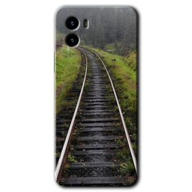 Vivo Y15S Tren Yolu Baskılı Uyumlu Silikon Kılıf
