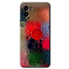 Vivo Y15S Wet Bubbles Baskılı Uyumlu Silikon Kılıf