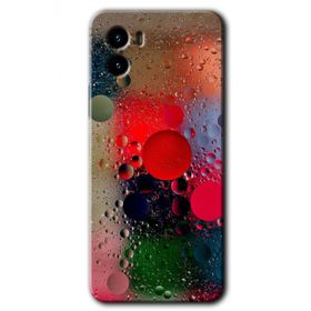 Vivo Y15S Wet Bubbles Baskılı Uyumlu Silikon Kılıf