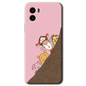 Vivo Y15S Winnie the Pooh Baskılı Uyumlu Silikon Kılıf