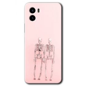 Vivo Y15S Yaşayan Çift Baskılı Uyumlu Silikon Kılıf